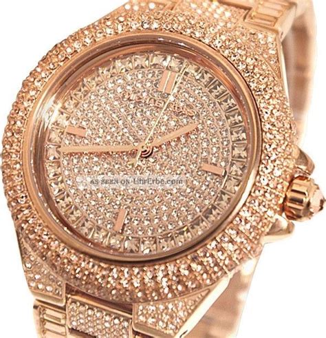 michael kors uhr damen gold glitzer